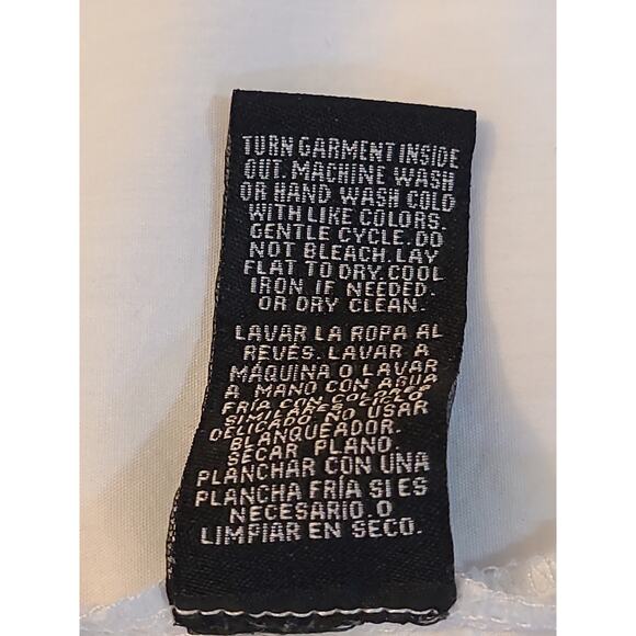 Zac & Rachel White Cotton Button Up Shirt Top Collar Gathered Back Large - Picture 10 of 11